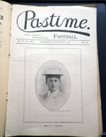 Pastime with which is incorporated Football No. 641 Vol. XXV  September 4 1895 The rugby schism